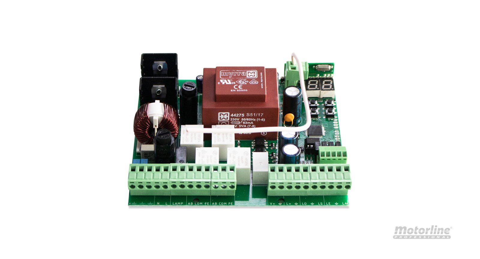 Central Electrónica MC52 de 2 Motores 230V MOTORLINE